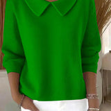 Carmen | Pullover Relaxado com Gola
