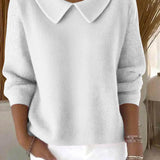 Carmen | Pullover Relaxado com Gola