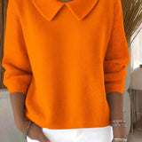 Carmen | Pullover Relaxado com Gola