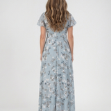 Noémie | Vestido Maxi em Chiffon Floral