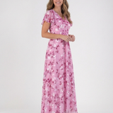 Noémie | Vestido Maxi em Chiffon Floral