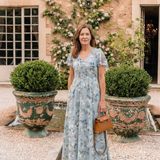 Noémie | Vestido Maxi em Chiffon Floral