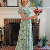 Noémie | Vestido Maxi em Chiffon Floral