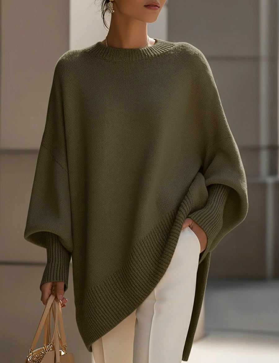 Isolde | Sweater de Malha Oversized com Caimento