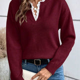 Maria | Blusa Elegante com Gola Francesa
