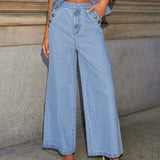 Felicia | Conjunto em denim elegante
