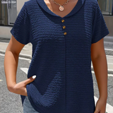 Selena™ | Top simples com decote em V