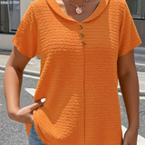 Selena™ | Top simples com decote em V
