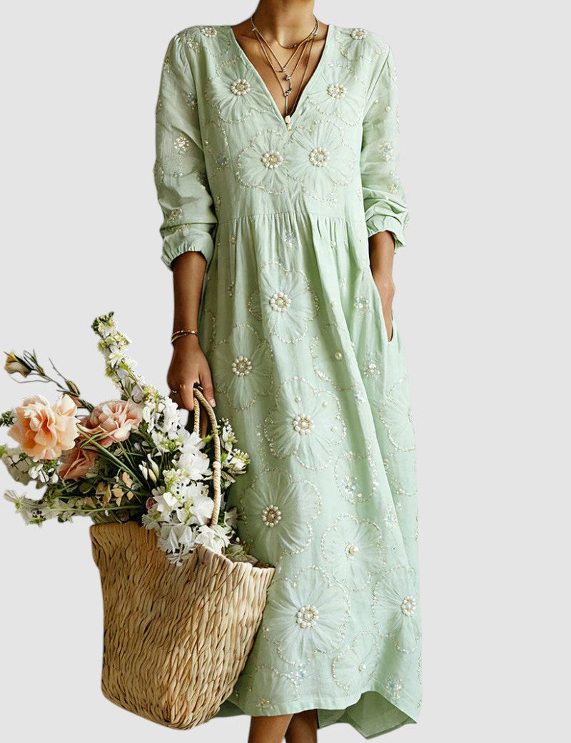 LENA | VESTIDO MIDI FLORAL