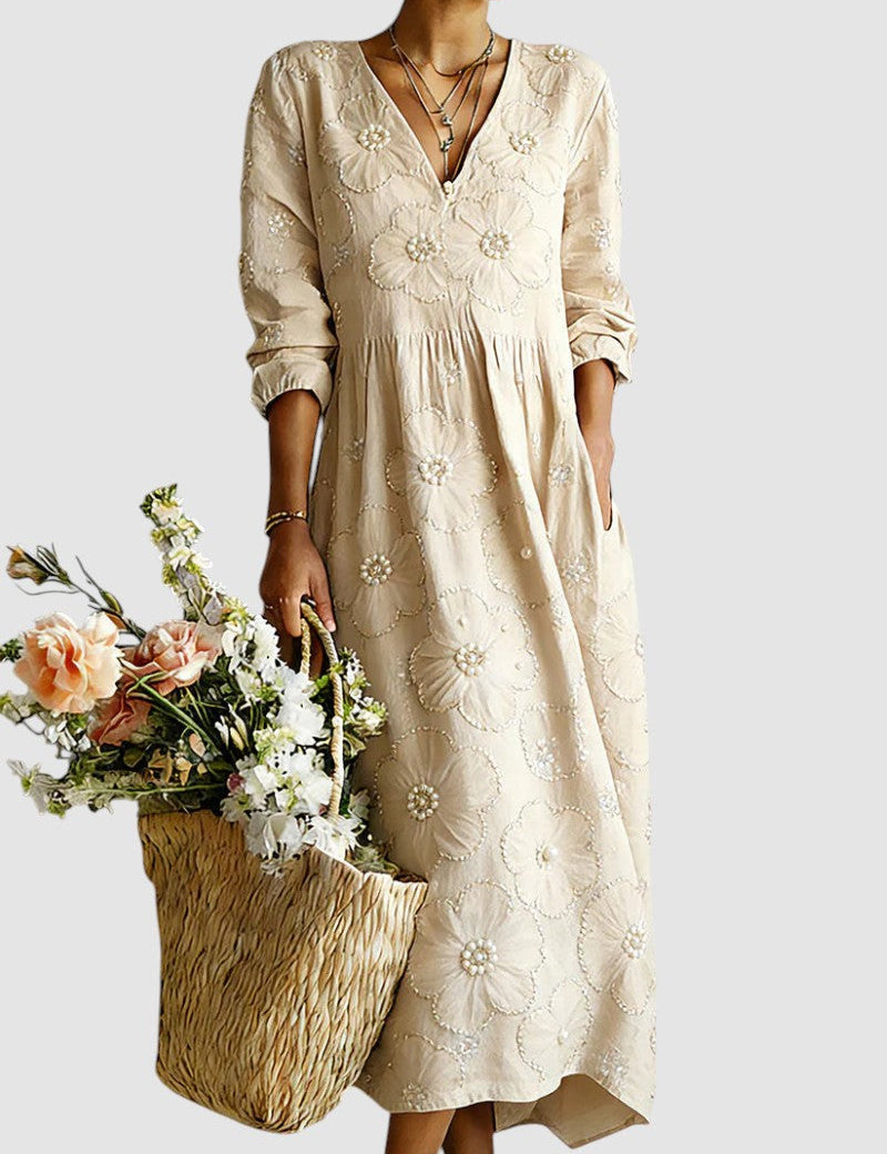 LENA | VESTIDO MIDI FLORAL