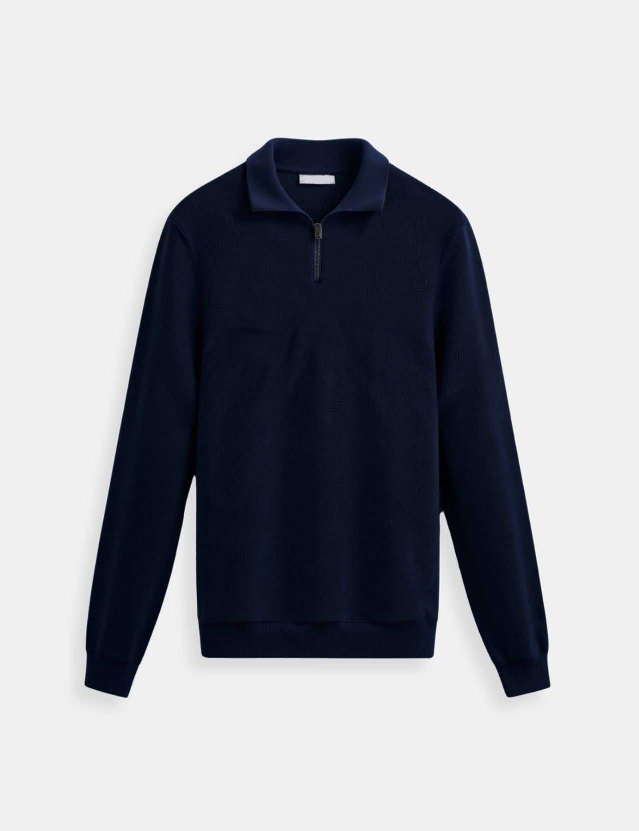 Sweater de Gola Alta com Zíper