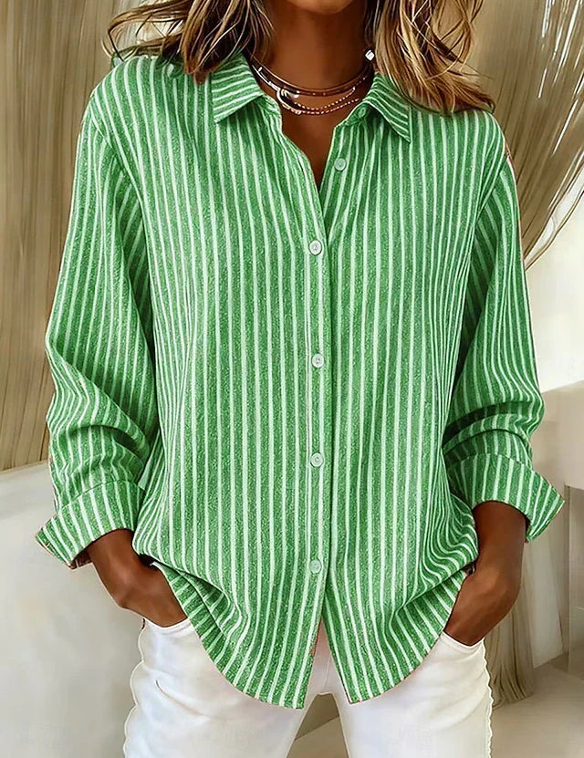 Jimena | Camisa de Riscas com Botões