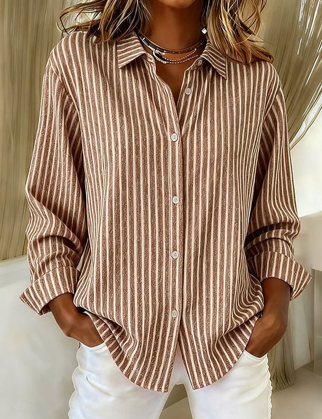 Jimena | Camisa de Riscas com Botões