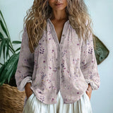 Alexandra™ | Blusa retro estampada