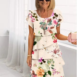 Camille – Vestido elegante fluido com volantes