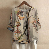Dakota™ | Blusa retro estampada