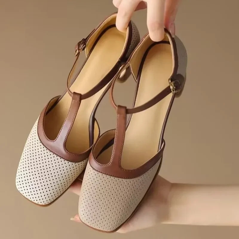 Catarina | Sapatos ortopédicos de tacão médio
