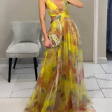 Éléonore | Vestido Longo Fluido Florido