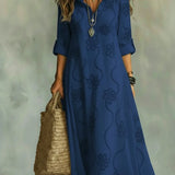 Sienna - Vestido de Verão Longo com Flores