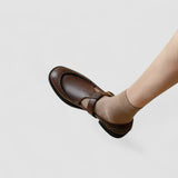Ariana - Sapatos Ortopédicos Mary Jane De Ponto Quadrado