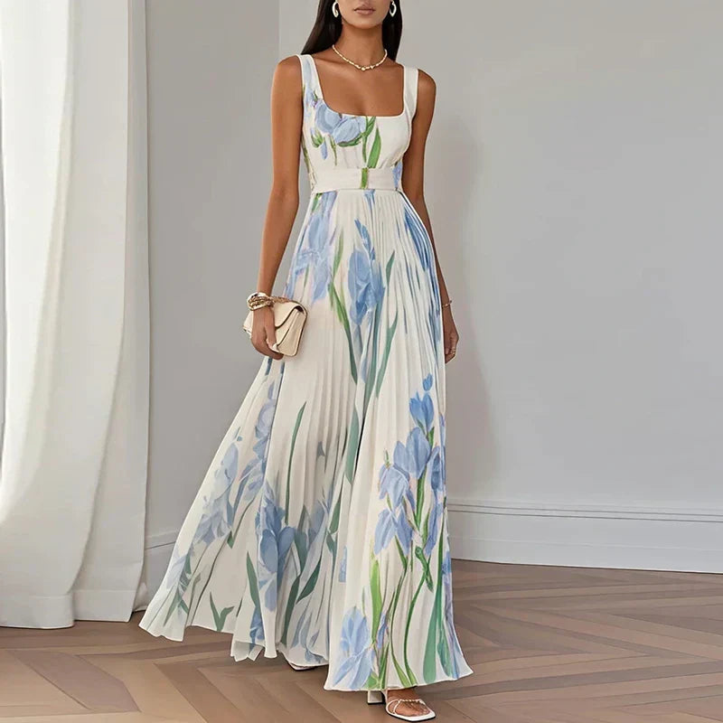 Oriah | Vestido Maxi A-Line Floral