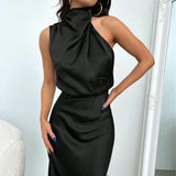 Tyra | Vestido de soirée elegante com decote halter