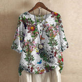 Dakota™ | Blusa retro estampada