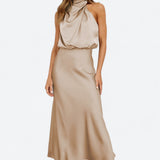 Tyra | Vestido de soirée elegante com decote halter