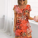Brigitte – Vestido elegante fluido com volantes