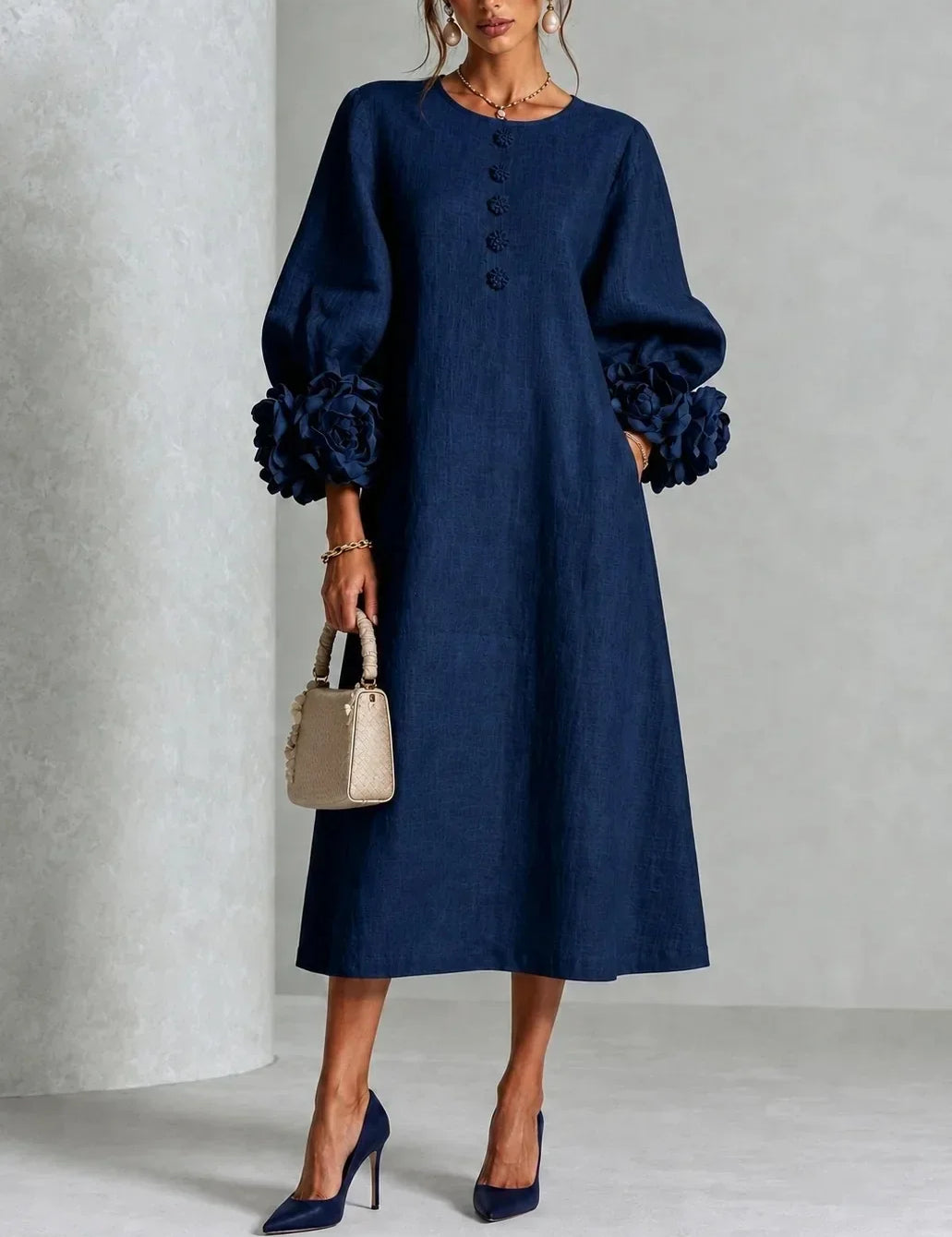 Rosalie | Vestido Floral Midi