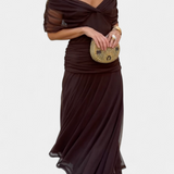 Alondra | Vestido Floral Longo com Decote em V