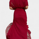 Alondra | Vestido Floral Longo com Decote em V