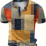 Rodrigo | Camisa patchwork de manga curta