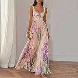 Oriah | Vestido Maxi A-Line Floral