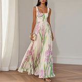 Oriah | Vestido Maxi A-Line Floral