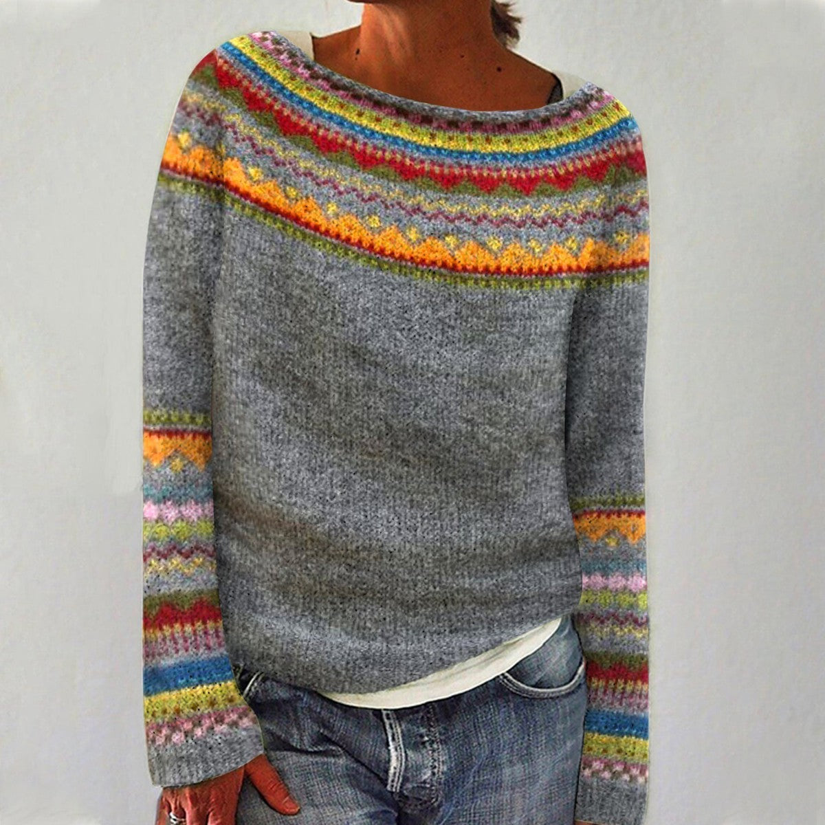 Elsa | Sweater Listrado Aconchegante
