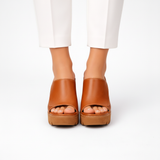 Mizella | Sandálias de Plataforma Elegantes com Salto Grosso