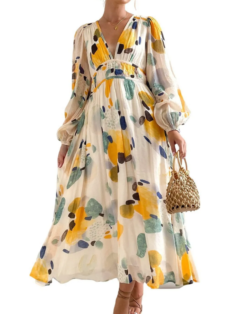 Celine | Vestido Feminino com Padrão Floral