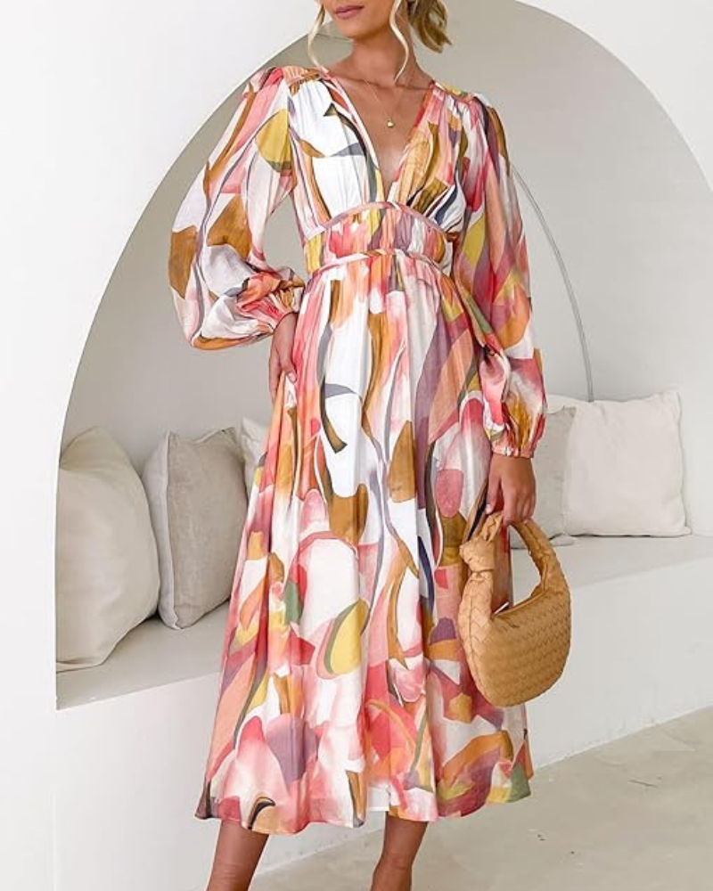 Celine | Vestido Feminino com Padrão Floral