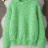 Vilde - Sweater macia com gola redonda