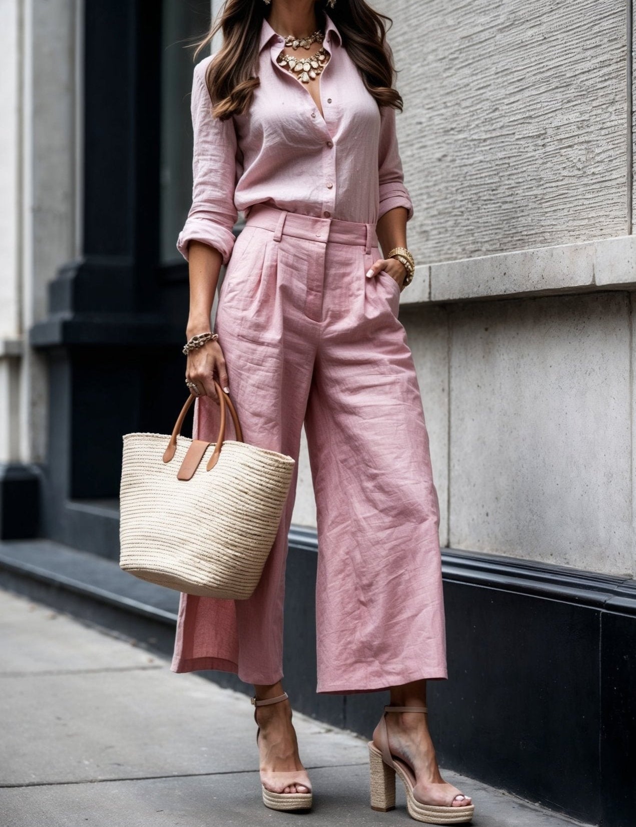 Isadora - Look Casual Chic Rosa