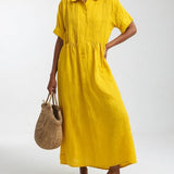 Lysandra — Vestido camisa fluido de verão