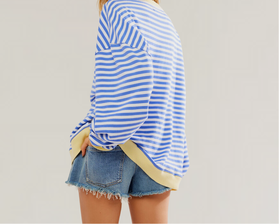 Florença | Sweater Listrado Relaxado