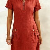 Vestido Lina — A elegância natural no dia a dia