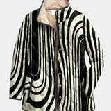 Casaco Acolchoado Gráfico Zebra Sylvie
