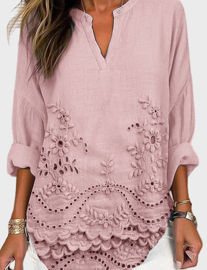 Camisa Coastal Bloom