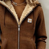 Casaco outdoor retro para mulher