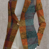 Amandine | Blazer Xadrez de Outono