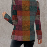 Amandine | Blazer Xadrez de Outono