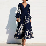 Aurelia | Vestido midi com decote em V